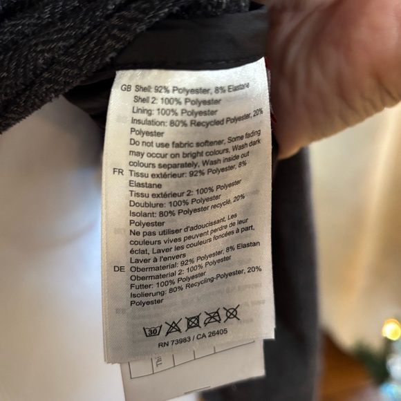 Helly Hanson Astra herringbone jacket woman’s size small - Picture 7 of 9